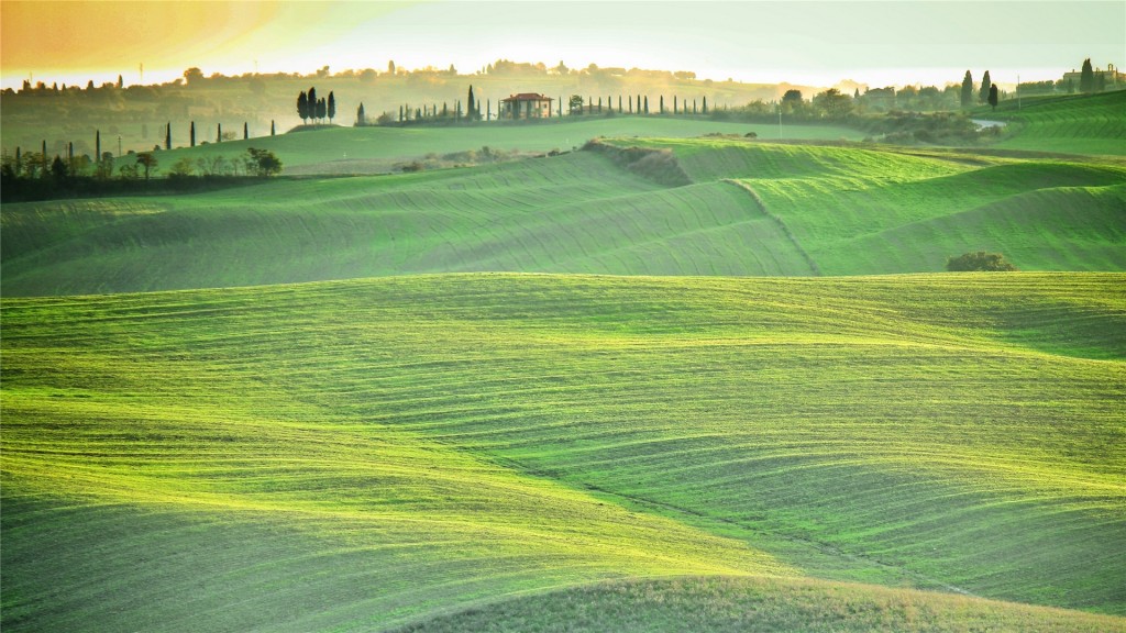 意大利托斯卡纳秀美风景高清桌面壁纸