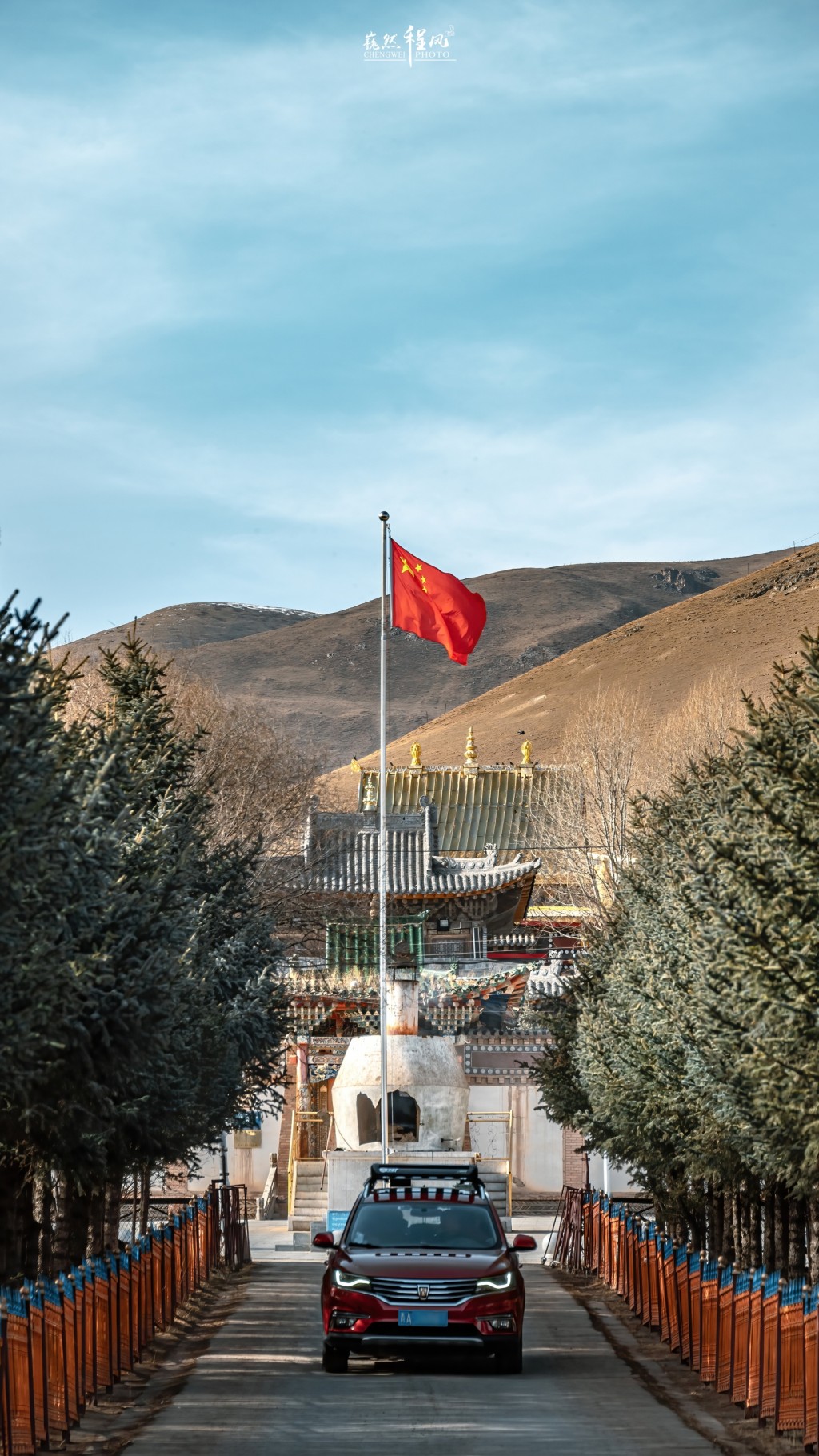 祁连山下的清代藏传佛寺–阿柔大寺