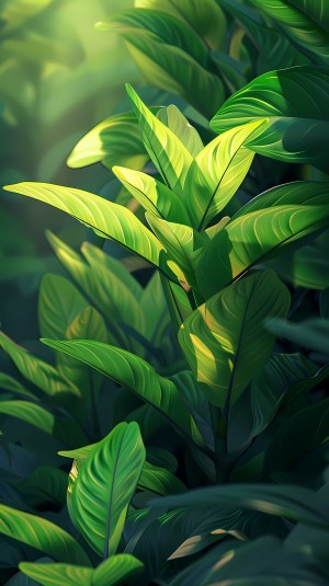 绿色护眼清新植物手机壁纸
