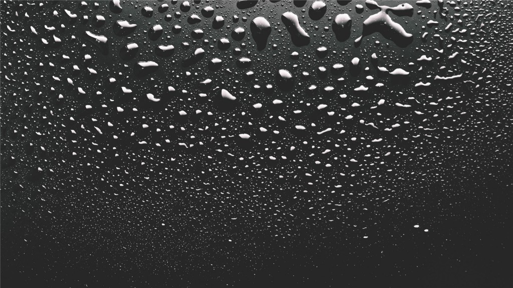 玻璃上的雨滴唯美高清桌面壁纸