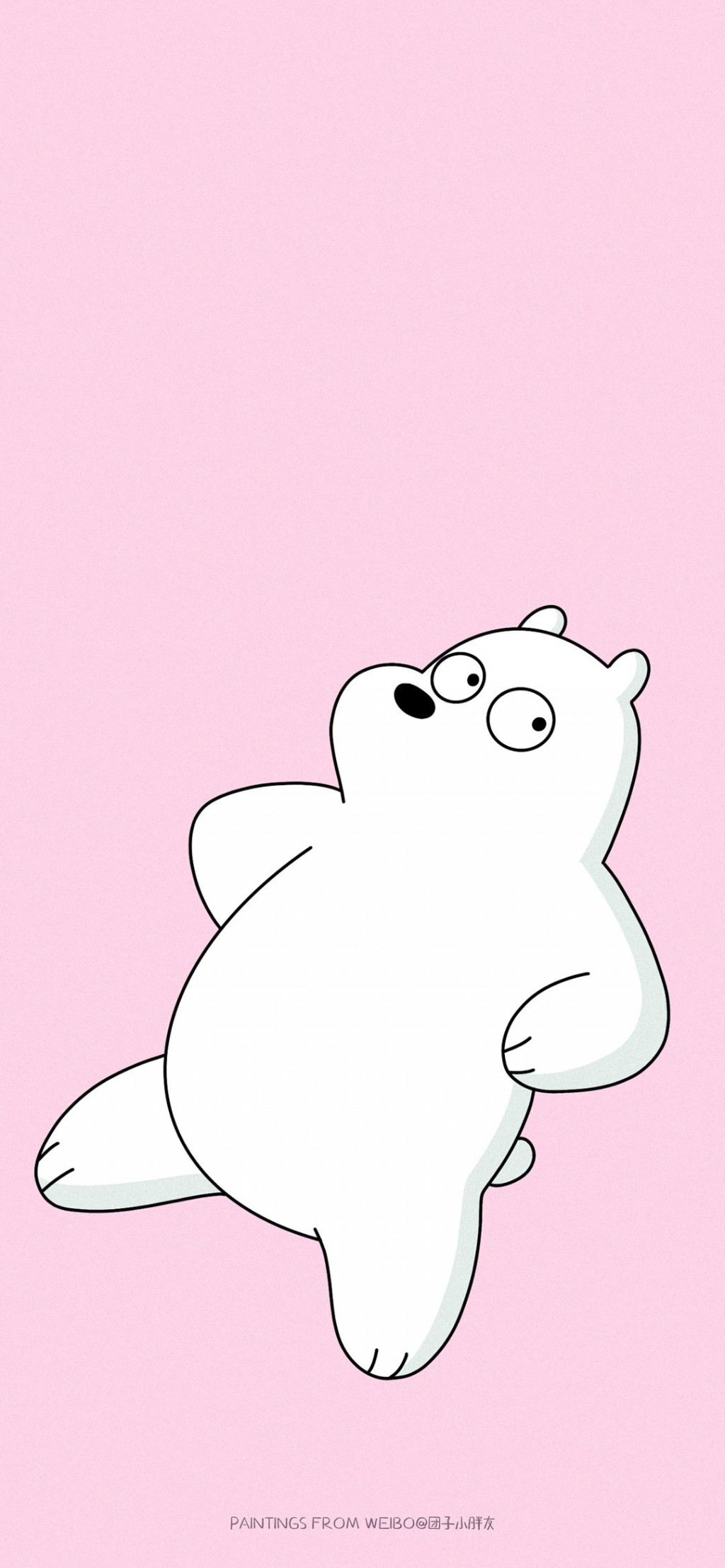 咱们裸熊可爱卡通手机壁纸