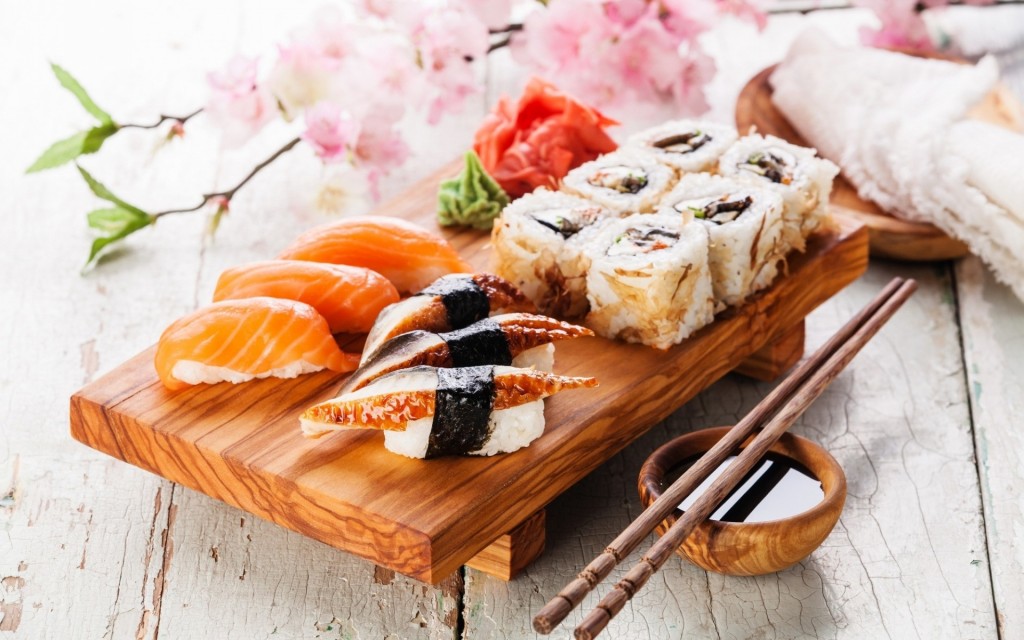 寿司美食唯美高清桌面壁纸