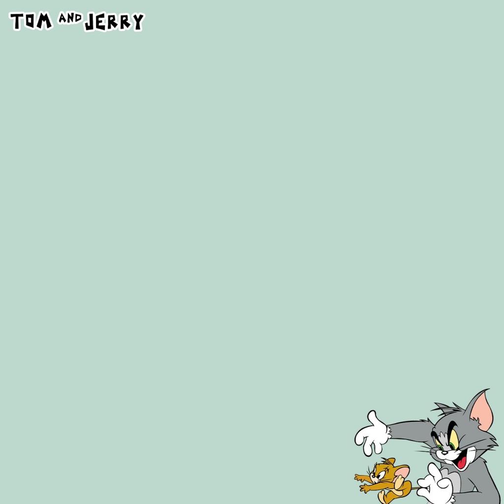 猫和老鼠可爱卡通锁屏壁纸