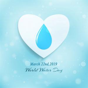 2019年3月22日世界水日水滴创意高清宣传图片