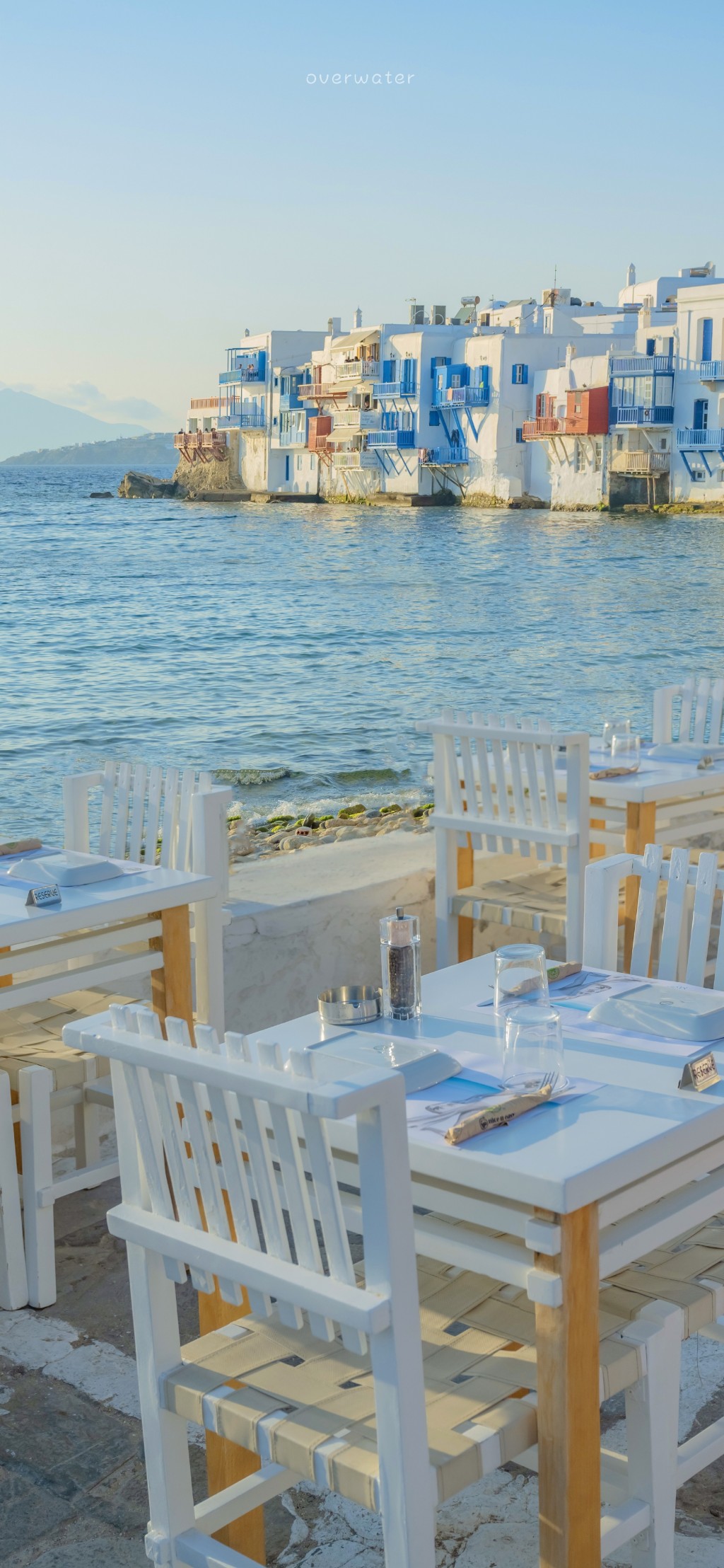 希腊海景清新手机壁纸