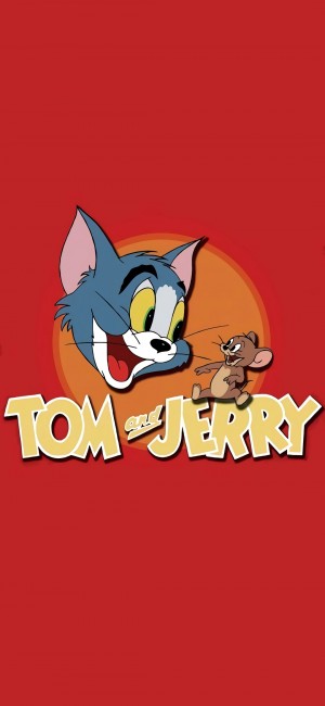 猫和老鼠汤姆与杰瑞欢乐卡通锁屏壁纸