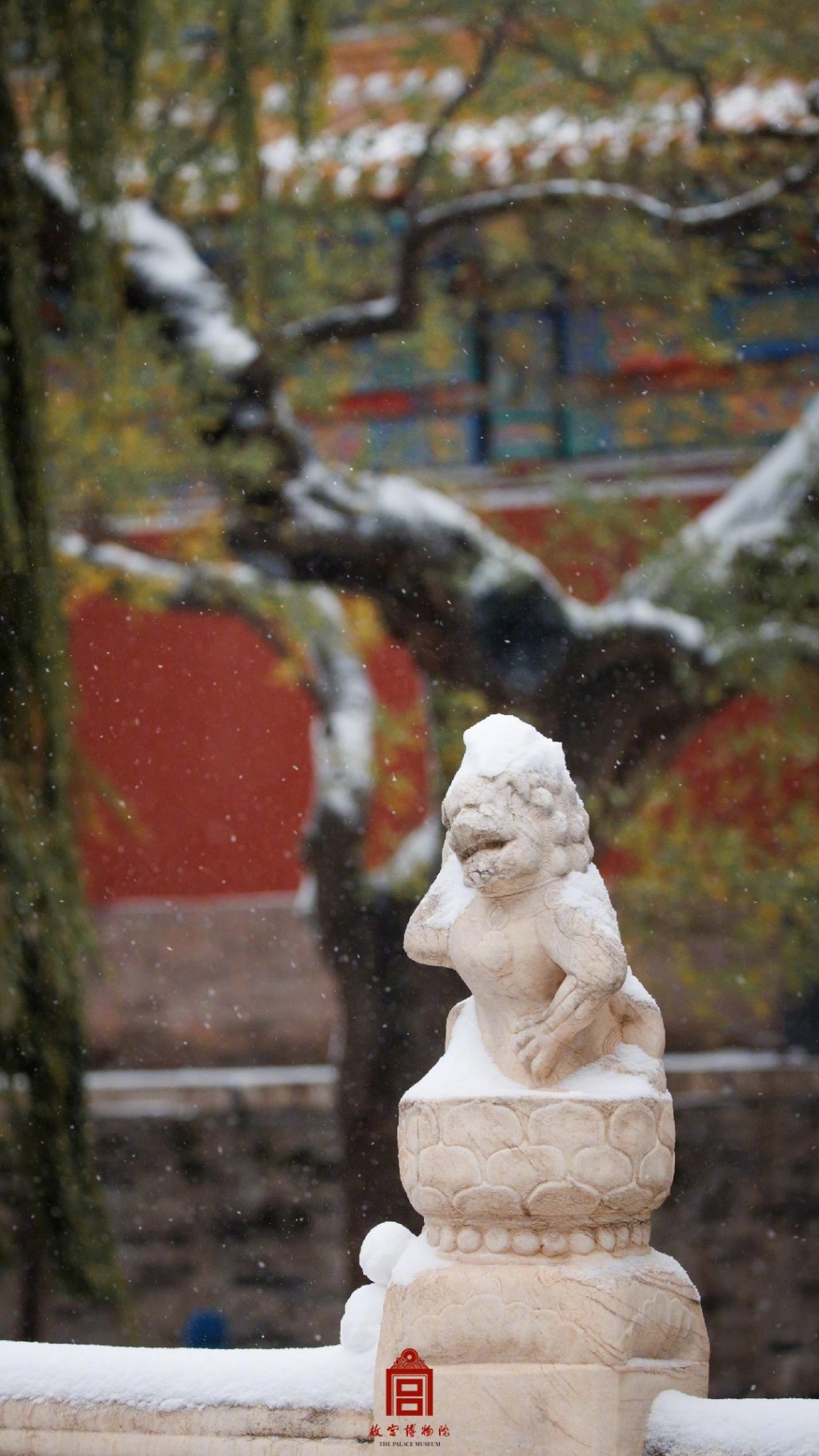 初雪覆盖的紫禁城
