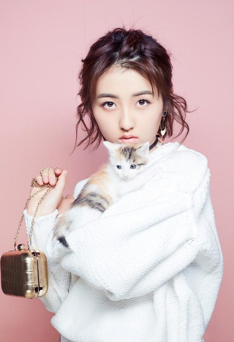 张子枫猫系少女图片
