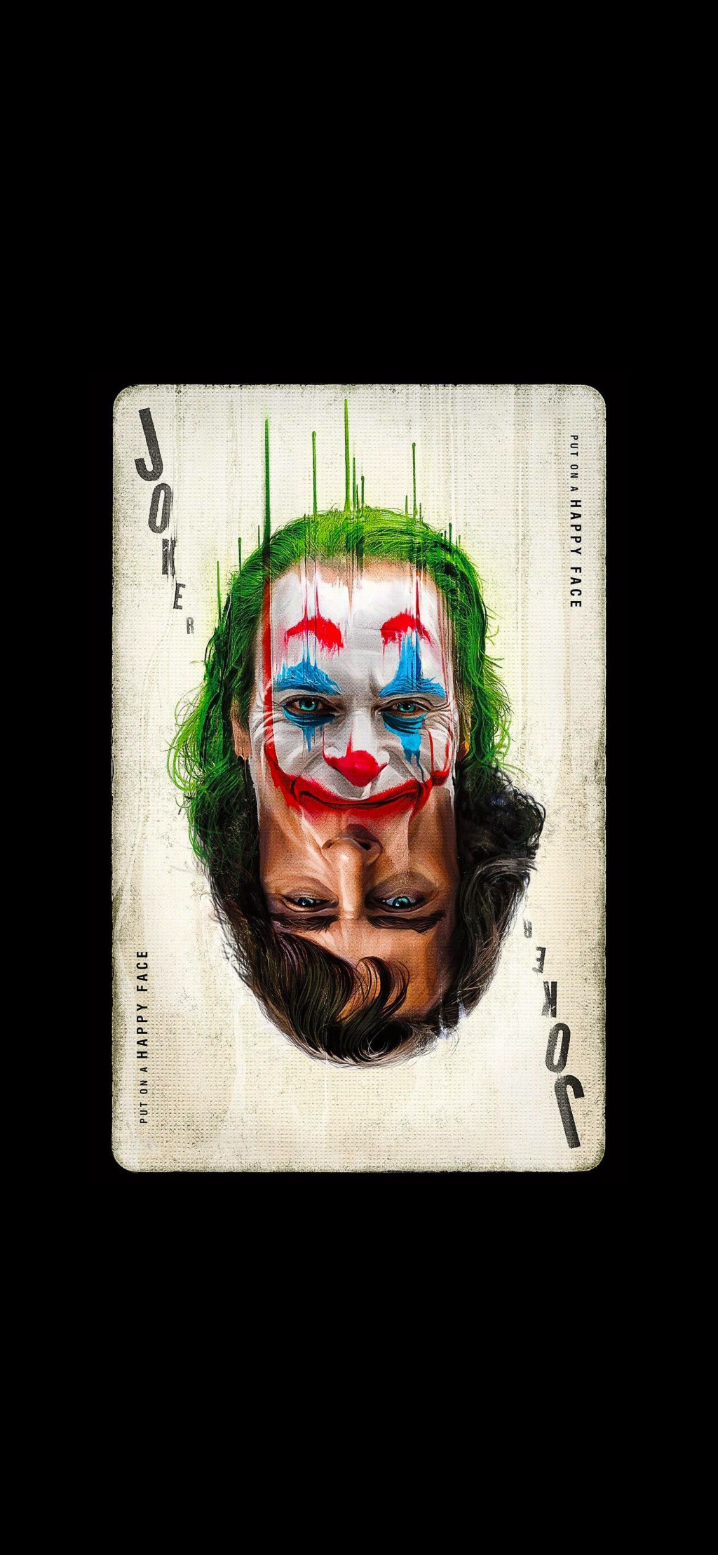 电影小丑创意海报手机壁纸