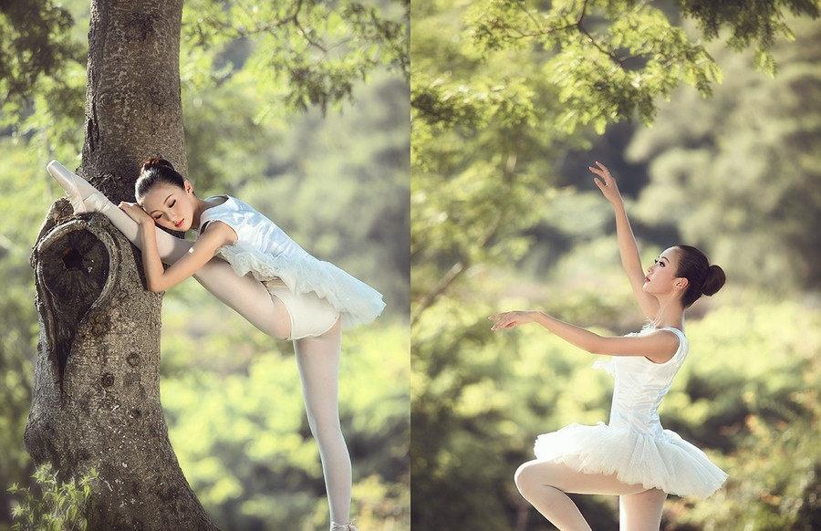 喜欢跳芭蕾的女孩写真