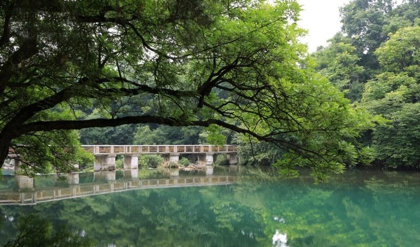 贵州省贵阳市花溪公园风景写真