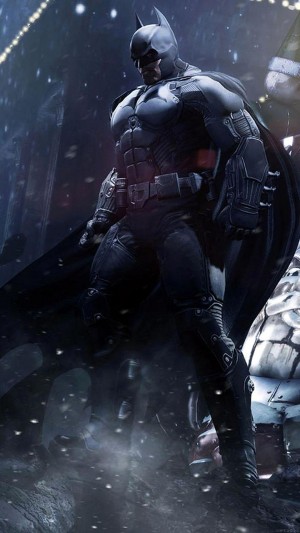 蝙蝠侠：黑暗骑士崛起手绘插画手机壁纸