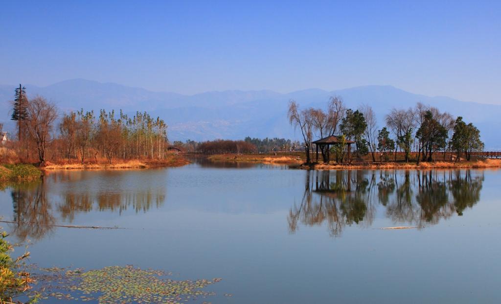四川邛海风景图片
