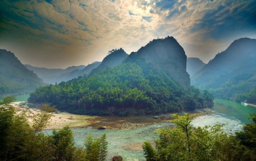 广西桂林天门山风景