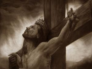 耶稣被钉十字架高清图片