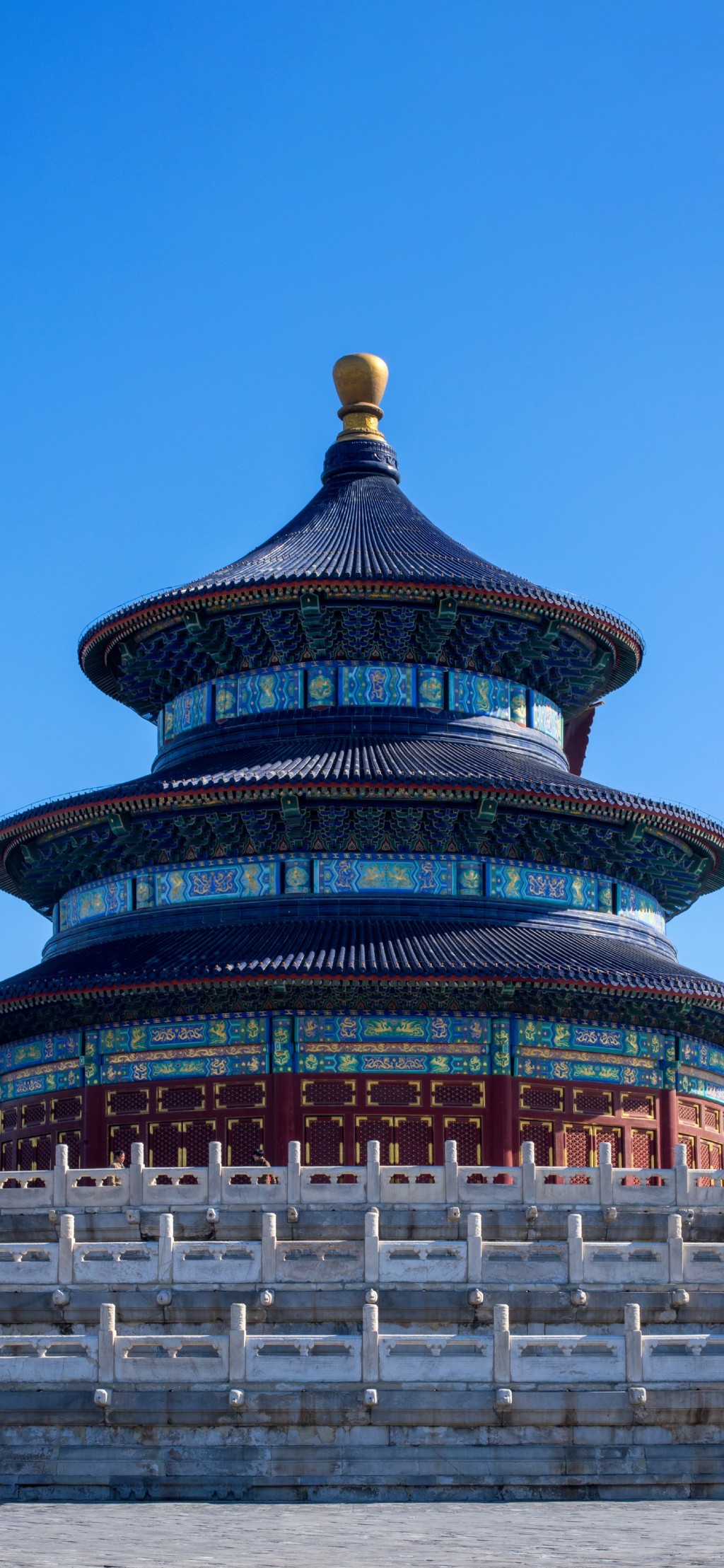 北京天坛祈年殿唯美景深古建筑风景手机壁纸