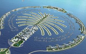迪拜棕榈岛旅游高清图片