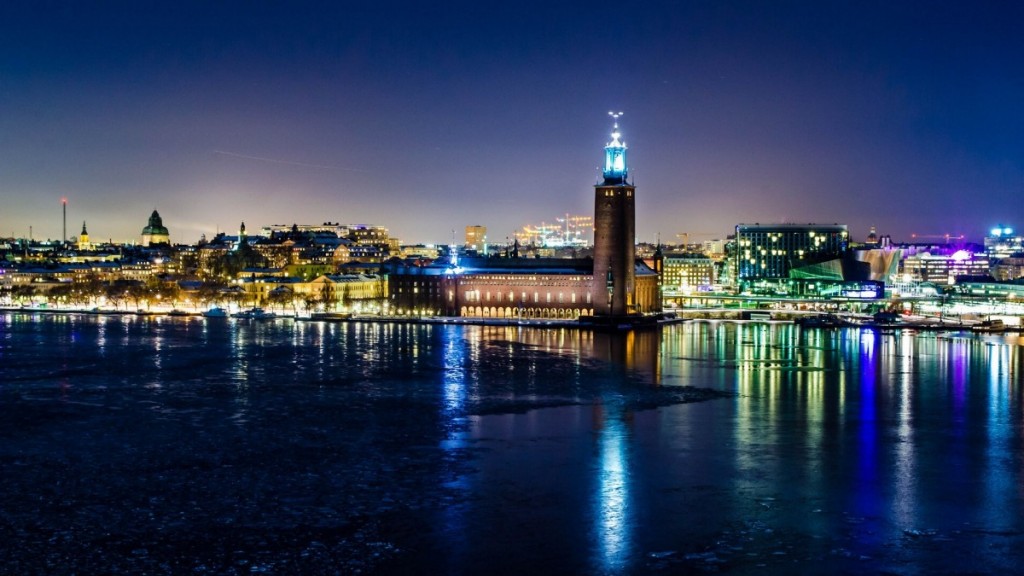 瑞典首都斯德哥尔摩唯美风光壁纸图片
