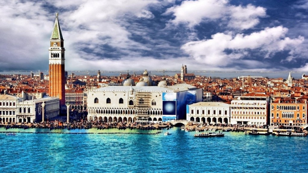 浪漫之都意大利著名威尼斯水城