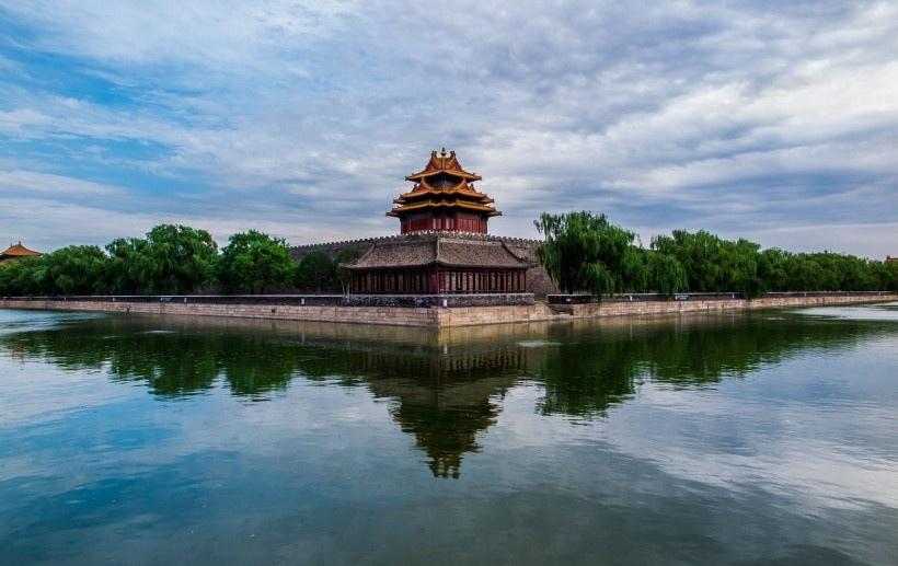 北京紫禁城角楼风景图片