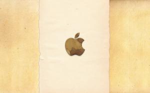 苹果logo标志创意桌面壁纸图片