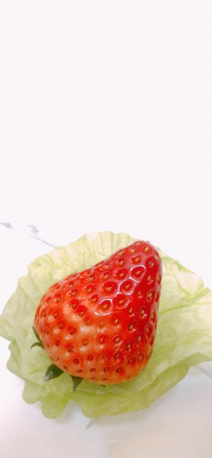 美味草莓摄影高清手机壁纸