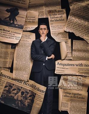内地男演员杨玏登上《男人装》与《费加罗》杂志封面
