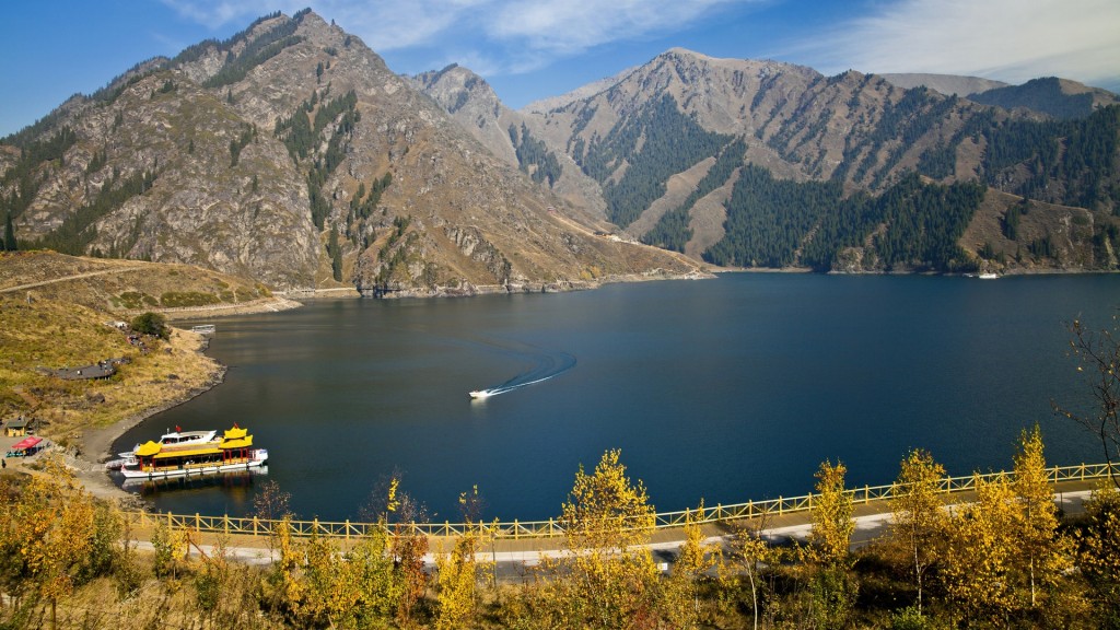 新疆天山天池超美风景图片