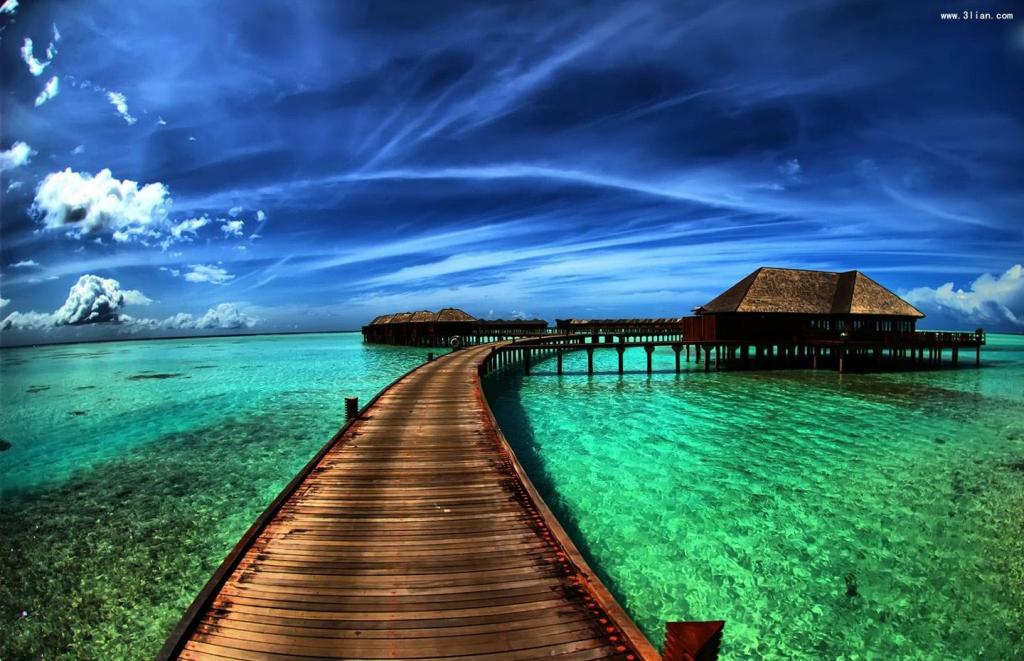 马尔代夫风景如画图片