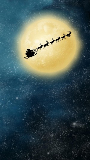 圣诞之麋鹿拉雪橇