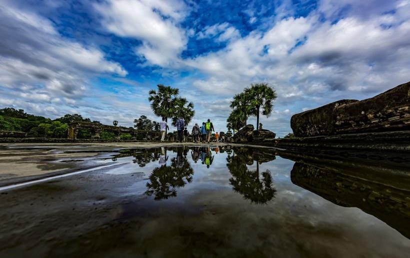 柬埔寨吴哥窟风景写真图片
