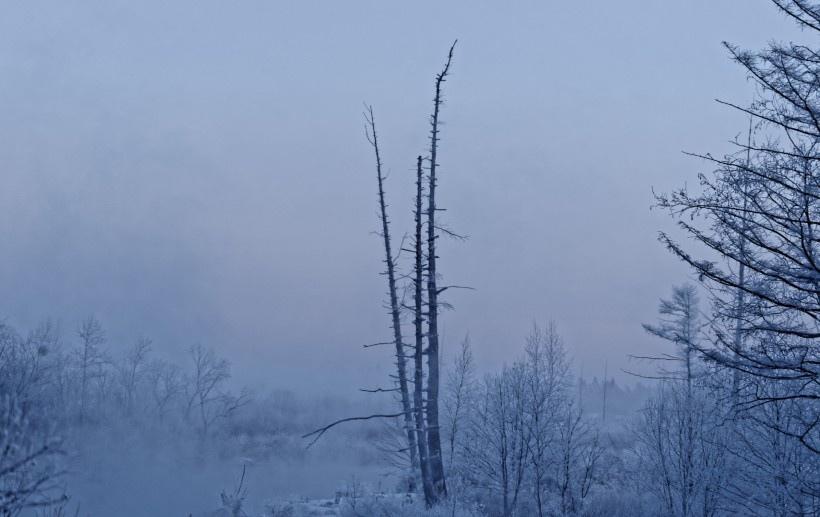 吉林长白山冬天景色写真