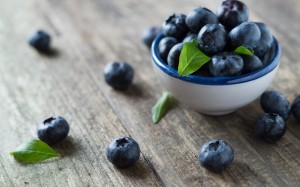 营养丰富的美味蓝莓