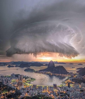 里约上空的风暴