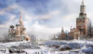 俄罗斯美丽雪景风景图片