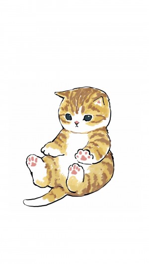 可爱萌系手绘猫咪手机壁纸
