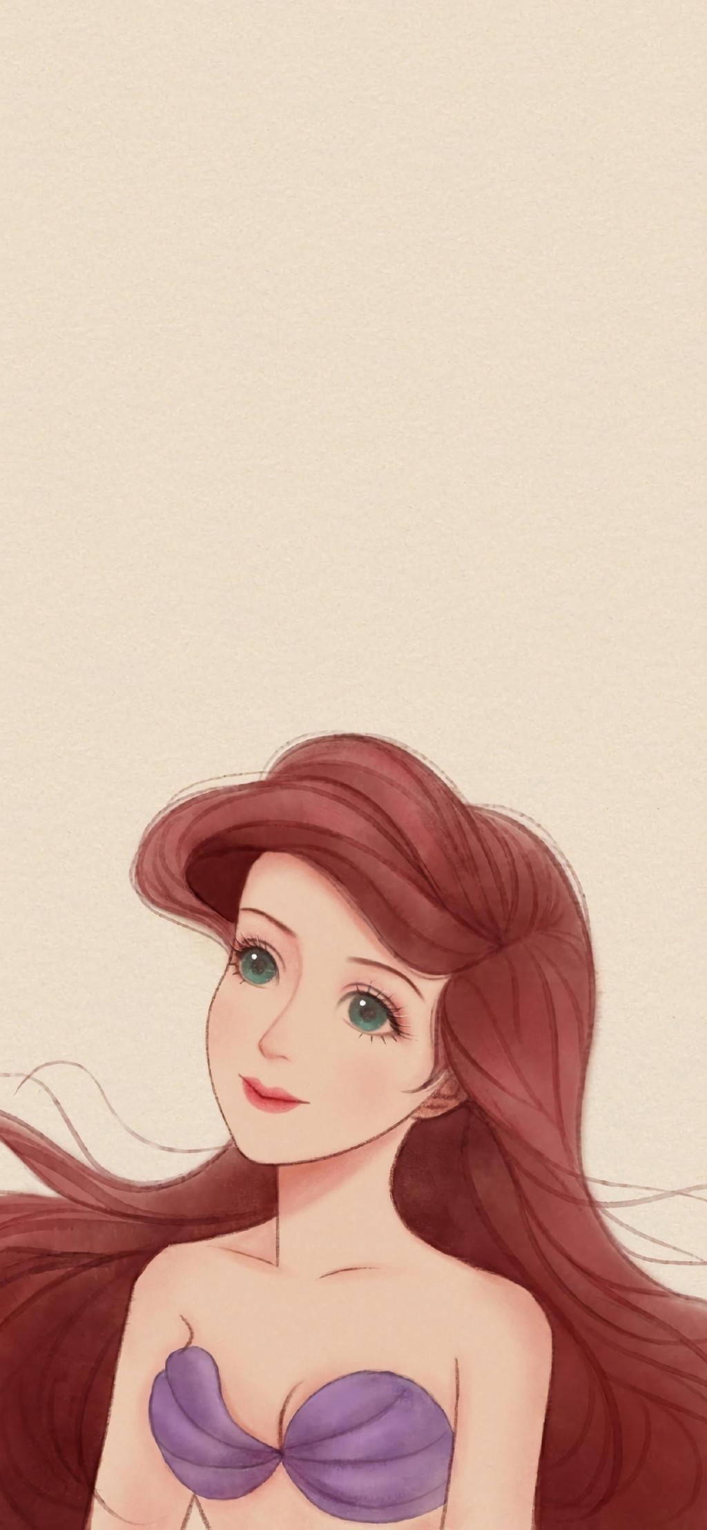 手绘迪士尼公主可爱手机壁纸