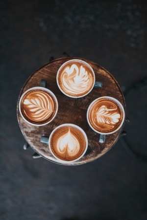 香浓醇厚的咖啡拉花图片