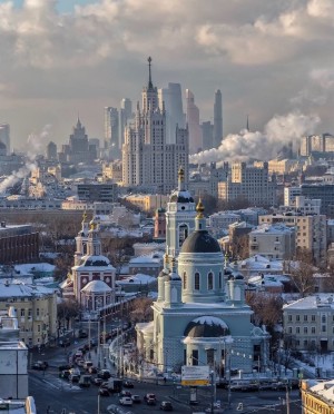 莫斯科城市风景图片