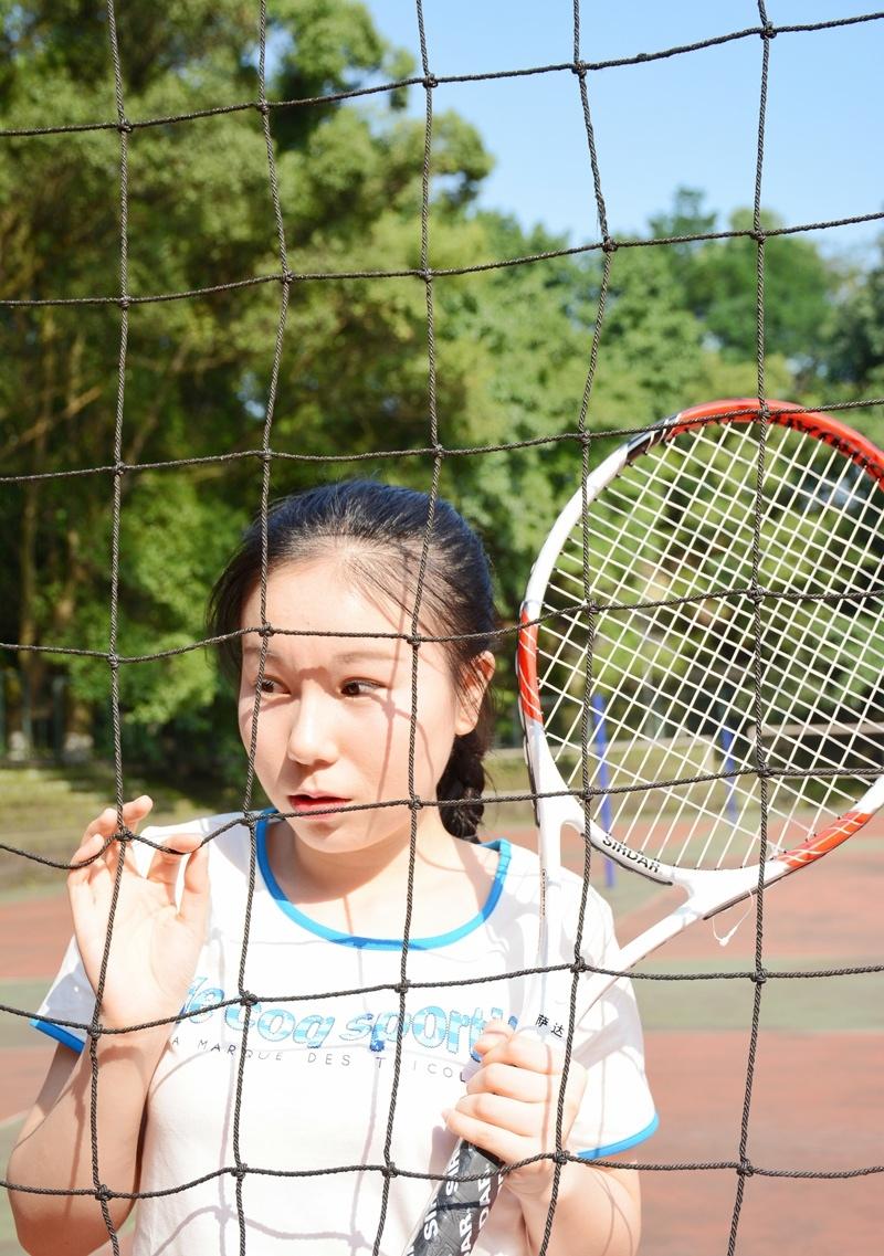 清新马尾少女网球妹子运动时尚写真