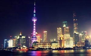 上海东方明珠唯美建筑风景电脑壁纸