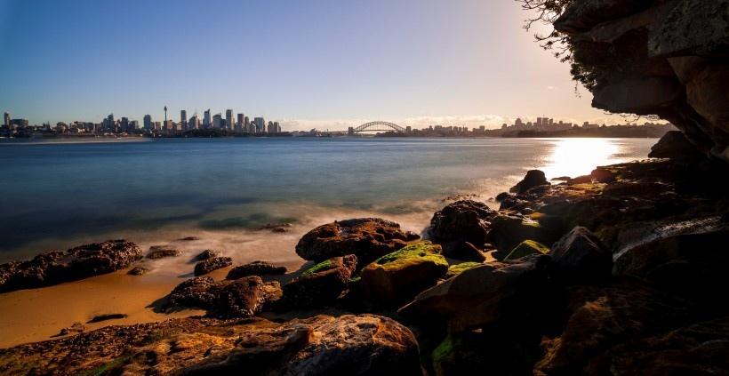 澳大利亚悉尼港湾风景写真图片