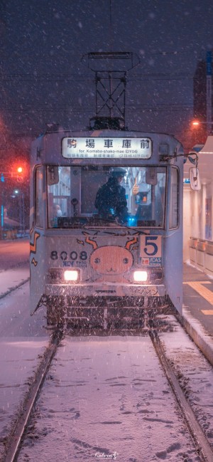 日本都市夜景摄影高清手机壁纸