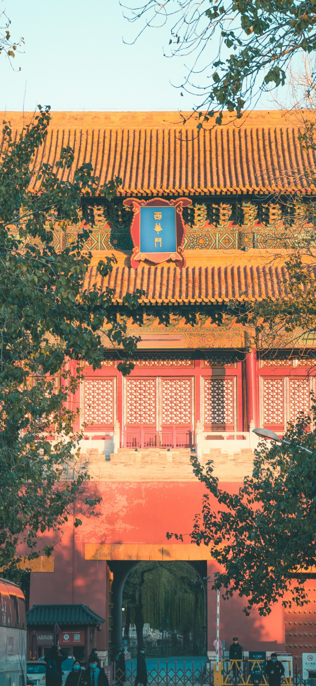 北京秋景名胜古建筑手机壁纸