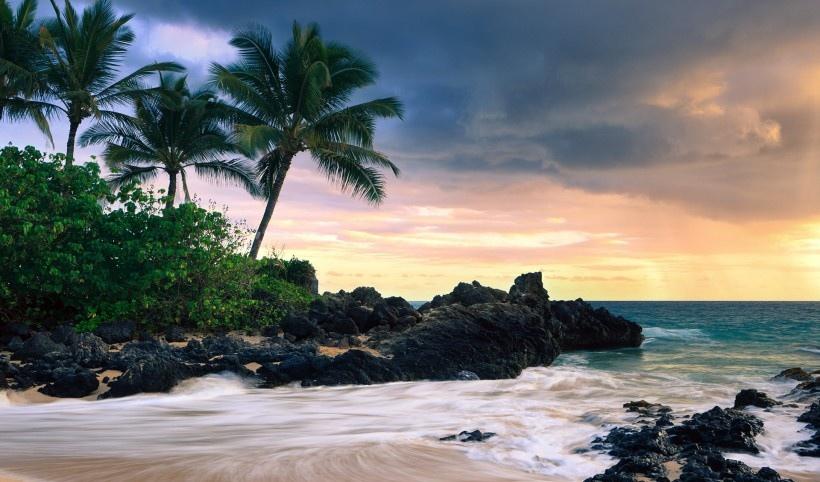 美丽的夏威夷群岛风景图片