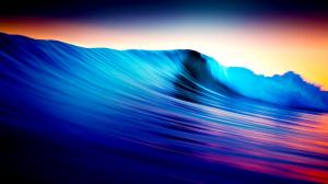 五光十色的波涛海浪风景壁纸