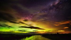 新西兰南极星空唯美图片
