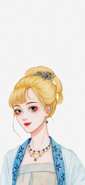 迪士尼公主古典手绘高清手机壁纸