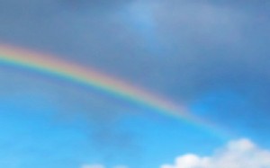 风光小清新风雨后的彩虹桌面壁纸图片