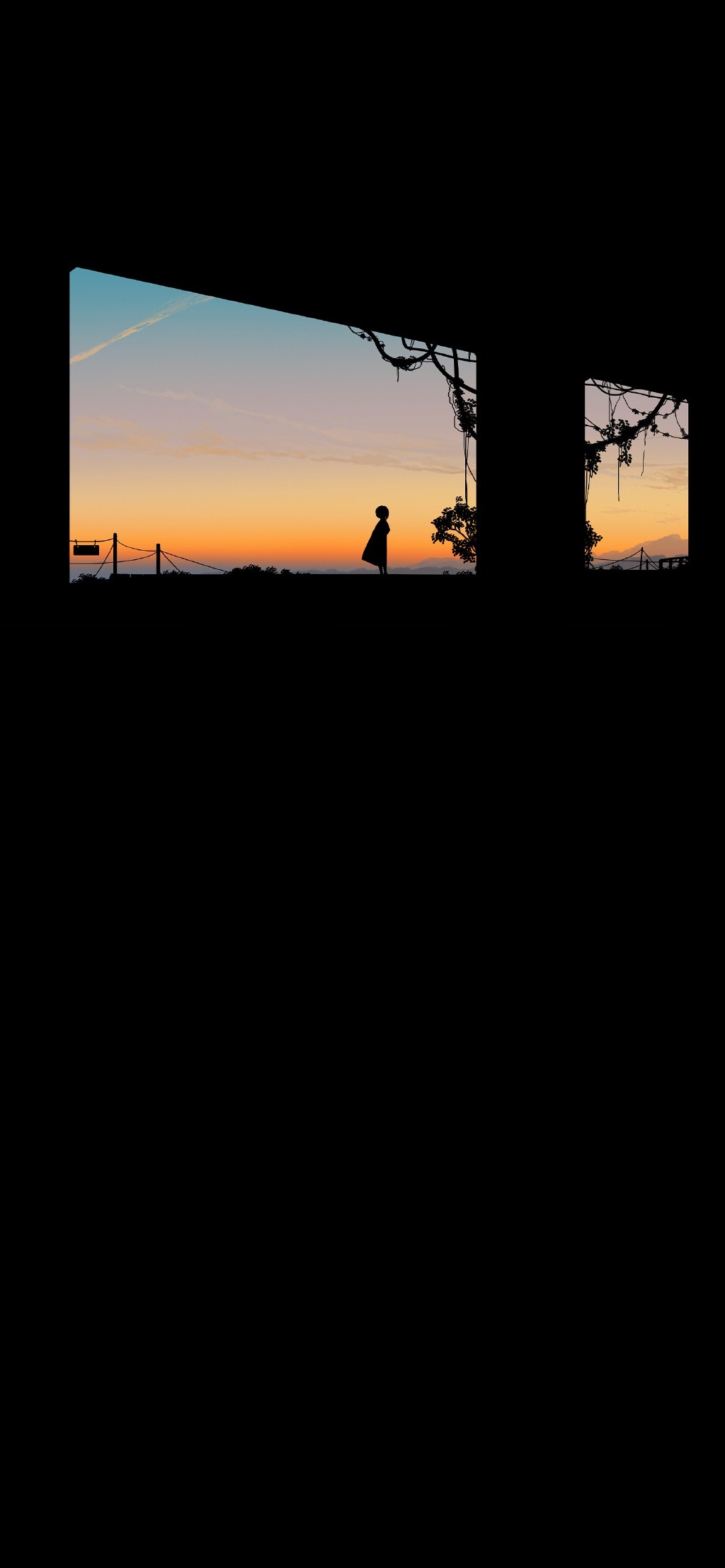日落时分唯美夕阳风景手机壁纸